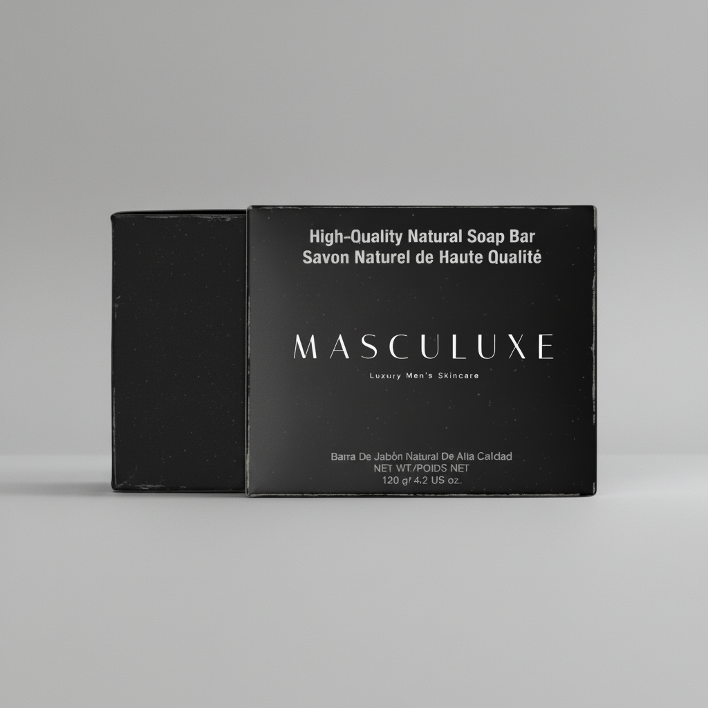 MASCULUXE Natural Soap - Charcoal
